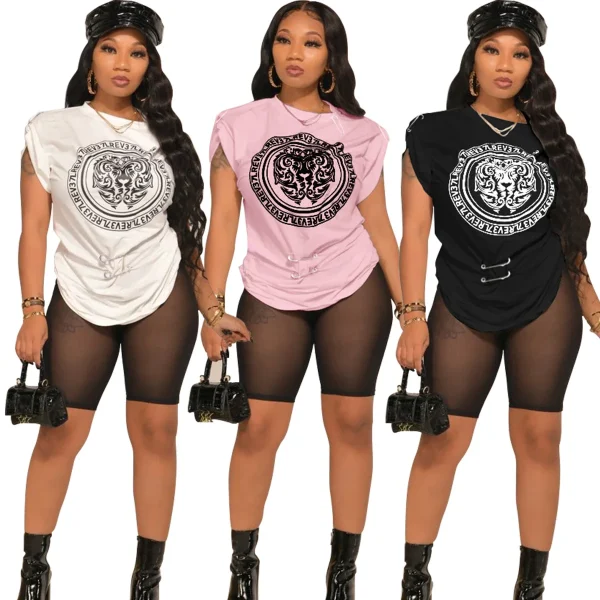 Pants Set Hot Sale 2022 Sexy Mesh Clothing Fashion Shorts  Women Summer Sets Two Piece - Image 3