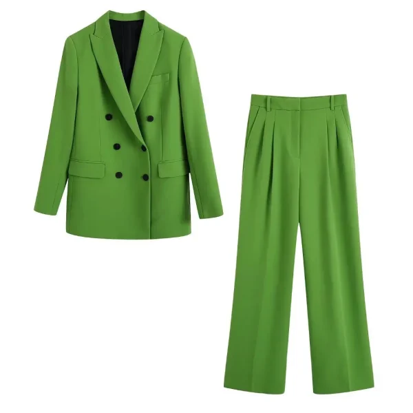 2Piece Set High-End Womans Clothing Spring Formal Office Blazer Sets Suits Trending Outfits For Ladies 2022 Women - Image 2