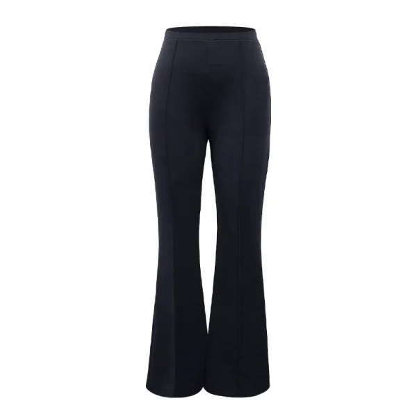 Wide Leg Stretch Work Trousers Ladies Formal Office Wear Pants - Image 6